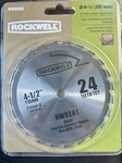 Rockwell RW9281 1/2-INCH 24T Carbide Tipped Compact Circular Saw Blade. Fixed Price $14.95.