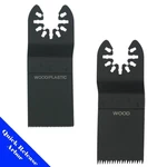 2 Blade Oscillating Multi Tool Wood Cutting Fine Coarse Tooth Universal Fit. Fixed Price $7.35.