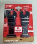 Milwaukee 49-25-1130 Hardwood Universal Fit 10-PACK Blades- Free S&h. Fixed Price $25.90.