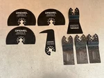 Lot Of Assorted Dremel Universal Multi-max Carbide Flush Cutting Blades Others. Fixed Price $49.99.