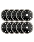 Shdiatool Super Thin Diamond Turbo Blade 10PCS 5 Cutting Inch, Silver. Fixed Price $117.87.