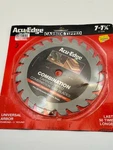 Acru-edge Carbide Tipped 7-7 1/4" Combination Saw Blade Universal Arbor Usa Made. Fixed Price $10.00.