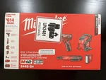 Milwaukee M12 12V Lithium-ion Cordless Combo Kit (4-TOOL) 2492-24. Fixed Price $335.00.