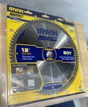 Irwin Marathon 14083 12" 80-TEETH Miter & Table Saw Blade. Fixed Price $45.00.