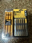 Dewalt Jigsaw Blade Set, 10-PC. DW3741C. Fixed Price $19.95.
