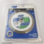 = Norton 4-1/2" Continuous Rim Cutting Blade With Bushings 50505-038 Fits 7/8". Fixed Price $12.99.