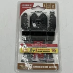 New!! 3-PIECE Diablo Demon Bi-metal Oscillating Blade DOU125BW2PC. Fixed Price $18.95.