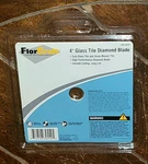 Florcraft 4-1/2" Glass Tile Diamond Blade Designed For #709-3987. Fixed Price $15.64.