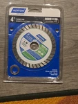 X1 Norton 50501-038 4" Turbo Rim Smooth Cutting Wet / Dry Blade. Fixed Price $15.00.