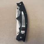 Fury 36860 Dual Blade Folding Knife Serrated Black Handle Pocket Clip. Fixed Price $19.95.