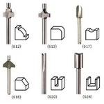 New Dremel Router Bit 6 Set 1/8" Shank High Grade Speed Steel, Nos. Fixed Price $32.99.