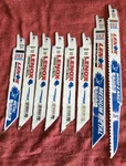 Lot Of Lenox Reciprocating Saw Blades 6 18 Tpi Gold 9. Fixed Price $19.99.