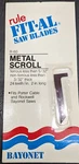 Rule Fit-al Metal Scroll Blade R-60 For Porter Cable & Rockwell Bayonet Saws. Fixed Price $8.50.