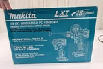 Makita XT295PT 18V Lxt Lithium Ion Brushless Cordless Pc. Combo 5.0AH, New. Fixed Price $349.99.