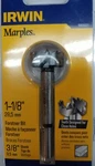 Irwin Marples 1-1/8" X 4" Carbon Steel Forstner Drill Bit, 3/8" Round Shank. Fixed Price $14.95.