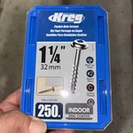 Kreg SML-C125-250 Zinc Pocket Screw 1/4 Inch #8 Coarse Thread -maxi-loc Head. Fixed Price $24.99.