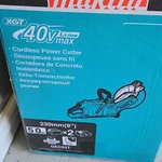 Makita GEC03T 40V Li-ion Cordless Concrete Saw 230MM (9") Batteries. Fixed Price $1299.99.
