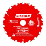 DIABLO-D055018WMX 5-1/2" 18-TEETH Fast Framing Saw Blade For Wood. Fixed Price $19.99.