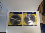 2-IRWIN Classic 10", 40T Carbide Circular Saw Blades, 15270, New, 5/8 Arbor. Fixed Price $45.00.