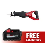 Milwaukee 2722-20 M18 Fuel Super Sawzall Reciprocating + 6AH Battery. Fixed Price $294.99.