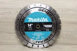 Read Makita 14" Diamond Saw Blade A-94736 For Cured Concrete, Block, Brick. Fixed Price $34.99.