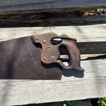 1896-1917 Tpi Disston & Sons Thumb Hole D-8 Rip Saw Usa 13/16 Medallion. Fixed Price $39.00.