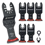 Ezarc Japanese Tooth Oscillating Saw Blade, 5 Pcs Edge Cr-v, Black. Fixed Price $23.19.