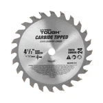 Two 4-1/2" Carbide 24T Circular Saw Blades Fits Rockwell RK3441K, Worx WX429L. Fixed Price $13.80.