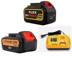 2PACK 20V/60V Max 8.5AH 9.0AH Lithium Battery For Dewalt DCB606 DCB200 DCB609. Fixed Price $57.99.