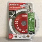 Diablo DMADC0400 In. Diamond Masonry Cut-off Disc 1 Pk. Fixed Price $25.80.