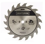 Craftsman Carbide Circular Saw Blade 3/8 Inch 18T Fast Cutting Chn 37650. Fixed Price $12.98.