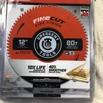 New Crescent 12" X 1" Arbor Fine Finish Carbide Tooth Plywood CSBFF-1280. Fixed Price $75.00.