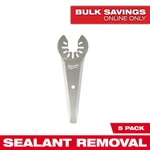 Milwaukee 3 Stainless Steel Tapered Sealant Cutting Multi Tool Oscillating Bl. Fixed Price $43.71.