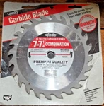 New Credo Carbide Blade 12325 24 Teeth 5/8" Arbor 7500 Rpm. Fixed Price $9.98.