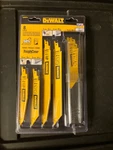 Dewalt Pcs Reciprocating Blade Kit W/case Usa DWAR8SETCS. Fixed Price $24.00.