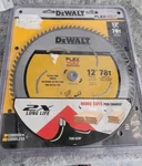 Dewalt DWAFV31278 Flexvolt 78T Miter Saw Blade, 12". Fixed Price $39.99.