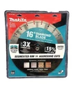 Makita E-02537 16 Diamond Saw Blade Concrete Masonry Cutting Disc Nos. Fixed Price $71.53.