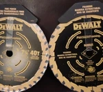 Dewalt Cross Cut And Framing Carbide Saw Blades 7 1/4" 40T & 24T New. Fixed Price $32.00.