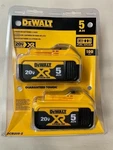 New Pack Dewalt DCB205-2 20V Max Premium Lithium-ion 5.0AH Battery 2025 Date. Fixed Price $71.93.
