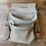 Vintage Sears Craftsman 937721 Leather Nail Tool Bag Carpenter Pouch. Fixed Price $23.95.