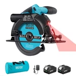 Seesii 6-1/2" Cordless Circular Saw 2X4000MAH Battery Electric 5200 Rpm. Fixed Price $85.99.