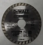 Dewalt DW4724 200X High Performance 4" Cutting Continuous Rim Diamond Saw. Fixed Price $9.50.