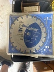 New Mercer Abrasives 664140 Blue Lightning Diamond Saw Blade 14" X 1/8" 1" Dph. Fixed Price $72.00.