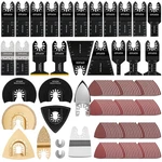 150 Pcs Oscillating Saw Blades Wood Metal Cutting Multitool Kit. Fixed Price $46.60.