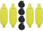 Extreme Max 3006.7644 Boattector Inflatable Fender 4-PACK 6.5" 22" Neon Yellow. Fixed Price $87.00.