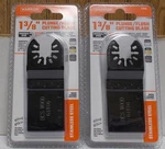 Warrior 1-3/8" Plunge Flush Cutting Blades Universal Arbor 61816 Lot Of 2. Fixed Price $14.99.