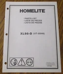 Homelite XL98-D Multi-purpose Saw Parts List Catalog Manual Book 18596 Textron. Fixed Price $14.99.
