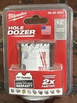 Milwaukee 49-56-0057 1-3/16 In. Hole Dozer Bi-metal Saw -free Shipping Usa. Fixed Price $19.99.