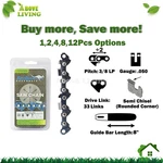 Sawchain For Chicago Electric 68862 Craftsman 151.74326 Poulan PPB40PS 8". Fixed Price $34.38.