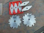 Sears Craftsman Kromedge Groover & Dado Cutters 9-3248 6" Dia, Hole 1/2". Fixed Price $17.00.